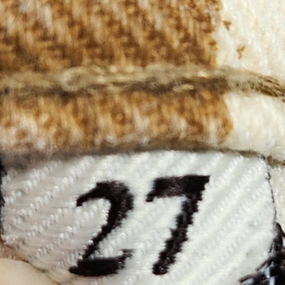 7 for all mankind Anthropologie Tan White Cropped Skinny 5 Pocket Jeans Siz3 27 - Picture 16 of 16